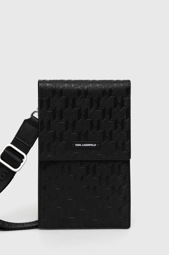 Karl Lagerfeld pokrowiec na telefon na telefon czarny KLWBSAMSMK