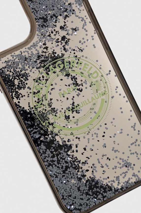 Obal na telefon Karl Lagerfeld iPhone 14 Plus 6,7" KLHCP14MLCRSGRK černá AA00