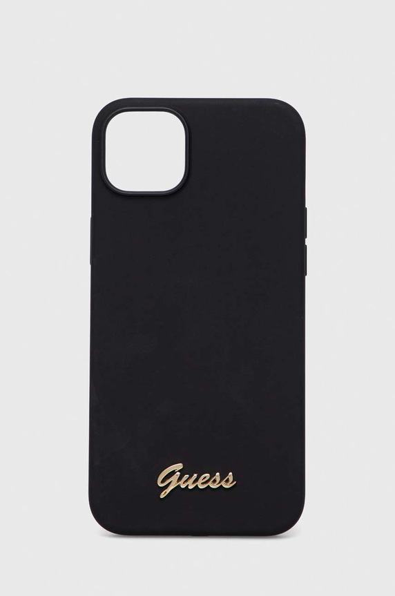 Guess etui na telefon iPhone 14 Plus 6,7'' na telefon czarny GUHCP14MSLSMK