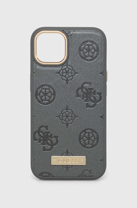Guess etui na telefon iPhone 13 6,1'' na telefon szary GUHMP13MSAPSTG