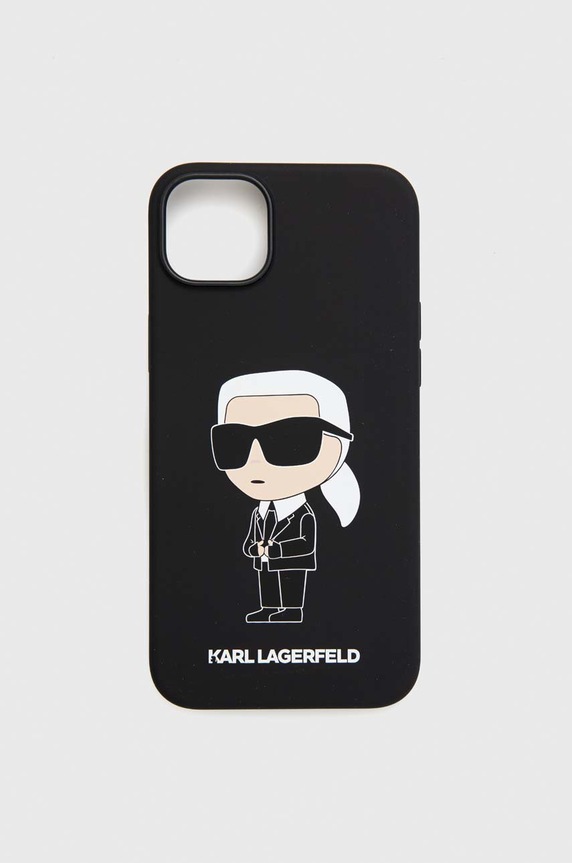 Obal na telefon Karl Lagerfeld iPhone 14 Plus 6,7'' na mobil černá KLHCP14MSNIKBCK