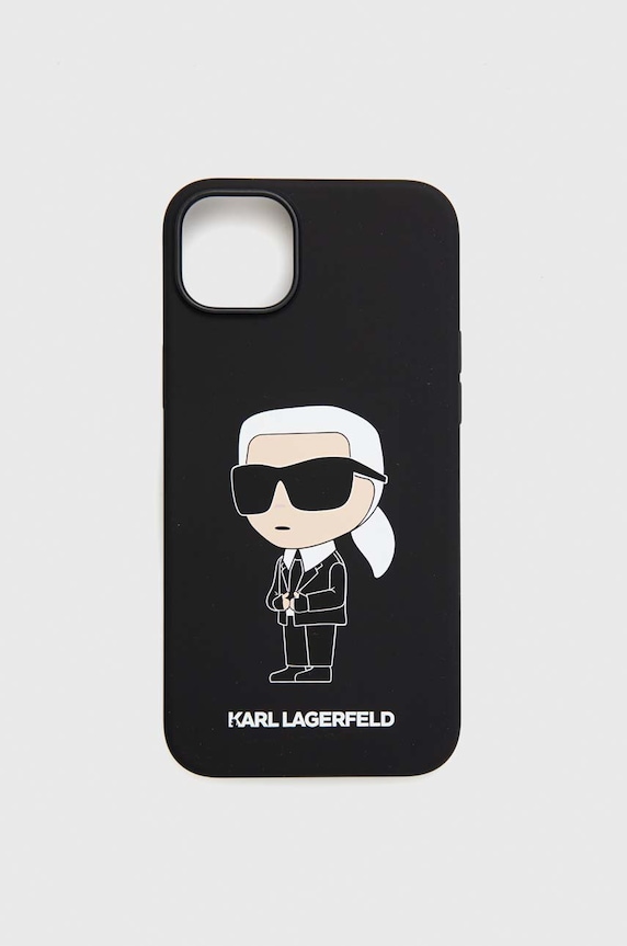 Obal na telefon Karl Lagerfeld iPhone 14 Plus 6,7'' na mobil černá KLHCP14MSNIKBCK