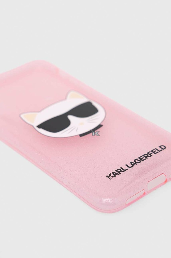 Karl Lagerfeld telefon tok iPhone XR 6,1'' KLHCI61CHTUGLP rózsaszín AA00