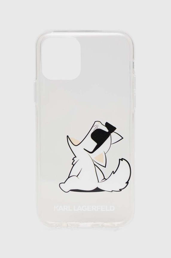 Karl Lagerfeld etui na telefon iPhone 11 Pro na telefon transparentny KLHCN58CFNRC