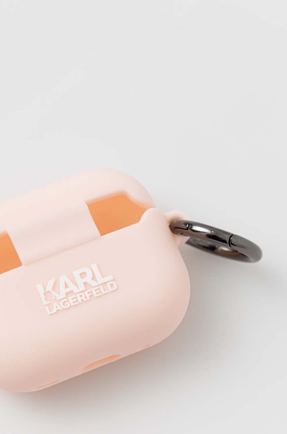 Karl Lagerfeld etui na airpod AirPods Pro 2 cover KLAP2RUNIKP różowy AA00
