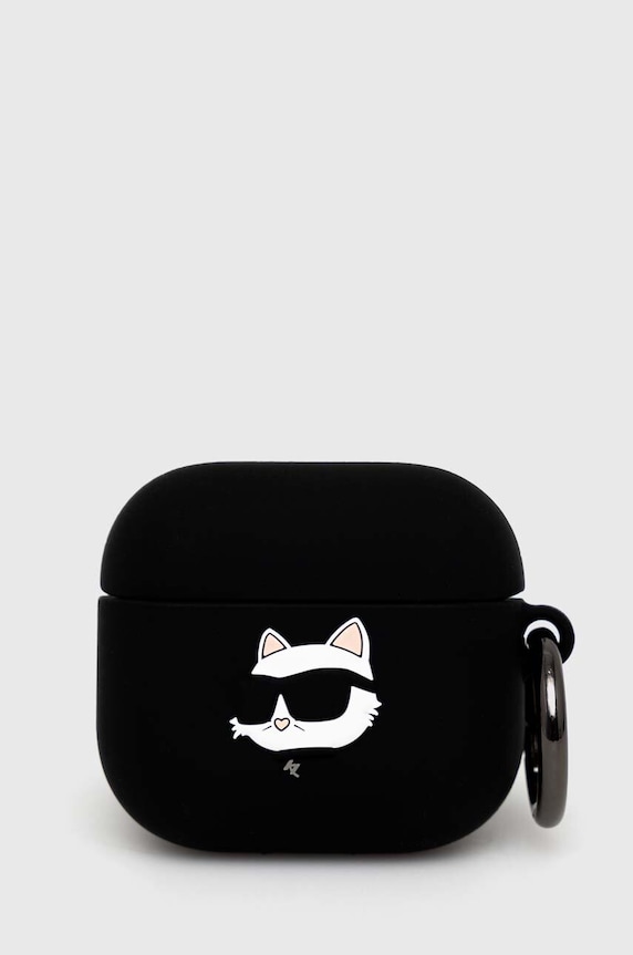 Karl Lagerfeld custodia per airpods AirPods 3 cover nero KLA3RUNCHK