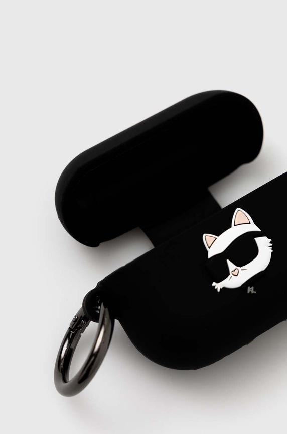 Karl Lagerfeld airpod tartó AirPods Pro 2 cover KLAP2RUNCHK fekete AA00