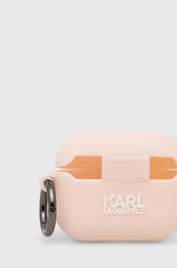 Karl Lagerfeld etui na airpod AirPods Pro cover KLAPRUNCHP różowy AA00