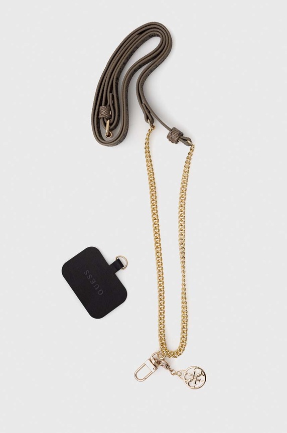 Guess pasek do telefonu Universal CBDY brązowy GUUC4MG4EW