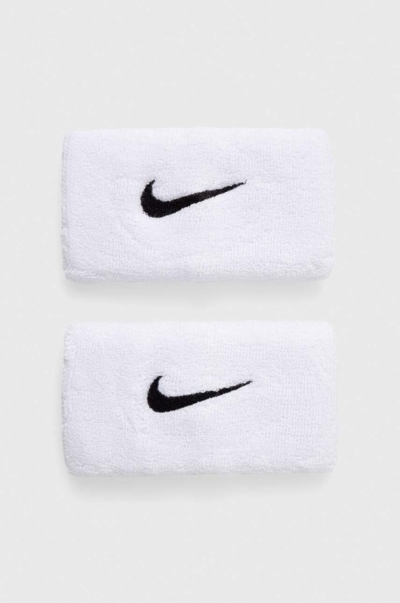 Nike opaski na nadgarstek 2-pack biały N.NN.05.101