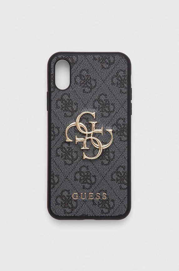 Guess Husă pentru telefon iPhone X/XS cu modele gri GUHCPX4GMGGR