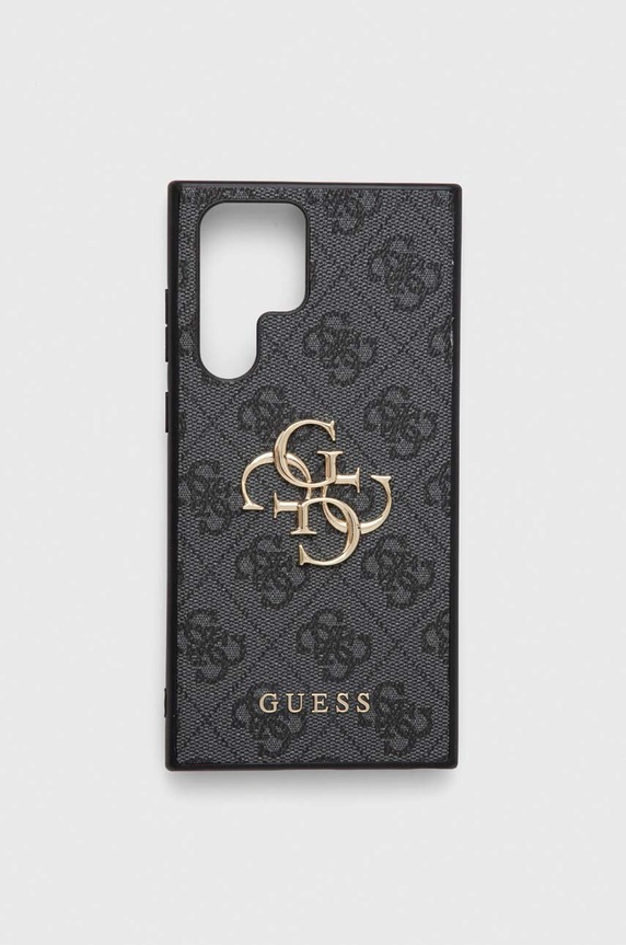 Guess telefon tok Samsung Galaxy S22 Ultra telefonhoz szürke GUHCS22L4GMGGR