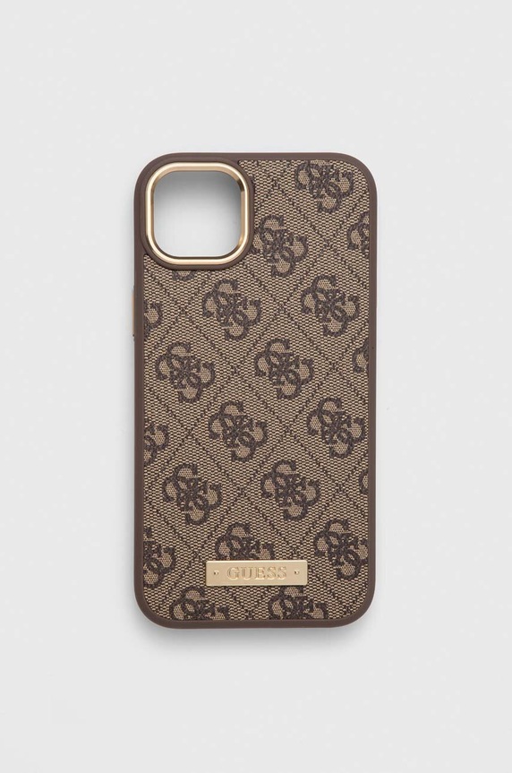 Etui za telefon Guess iPhone 14 Plus 6,7" Za telefon rjava GUHMP14MU4GPRW