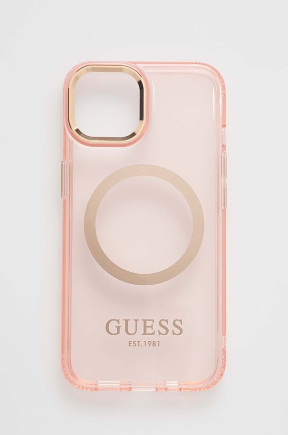 Θήκη κινητού Guess iPhone 14 6,1" για τηλέφωνο ροζ GUHMP14SHTCMP