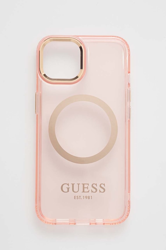 Θήκη κινητού Guess iPhone 14 6,1" για τηλέφωνο ροζ GUHMP14SHTCMP