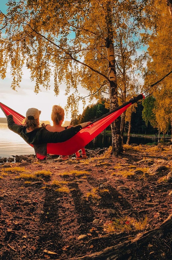 Ticket to The Moon kétszemélyes függőágy Original narancssárga TMO.ORIGINAL