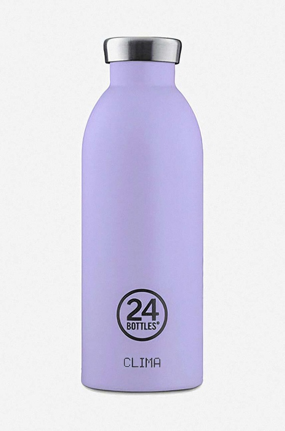 24bottles thermal bottle violet CLIMA.BOTTLE.500.STONE.