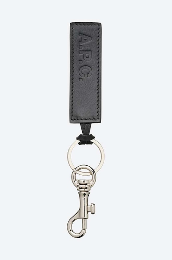 A.P.C. brelok Porte-clefs czarny PXAWV.H63108