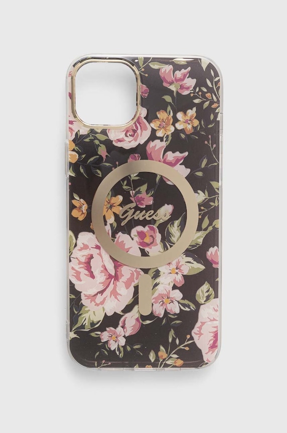 Guess telefon tok iPhone 14 Plus 6.7" telefonhoz fekete GUHMP14MHCFWSK