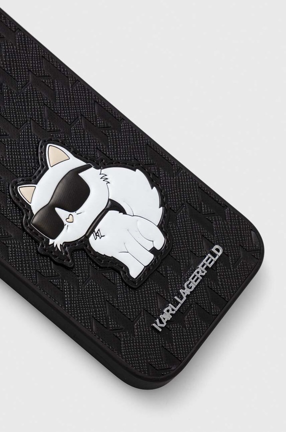 Karl Lagerfeld telefon tok iPhone 14 Pro 6.1" KLHCP14LSAKHPCK fekete AA00
