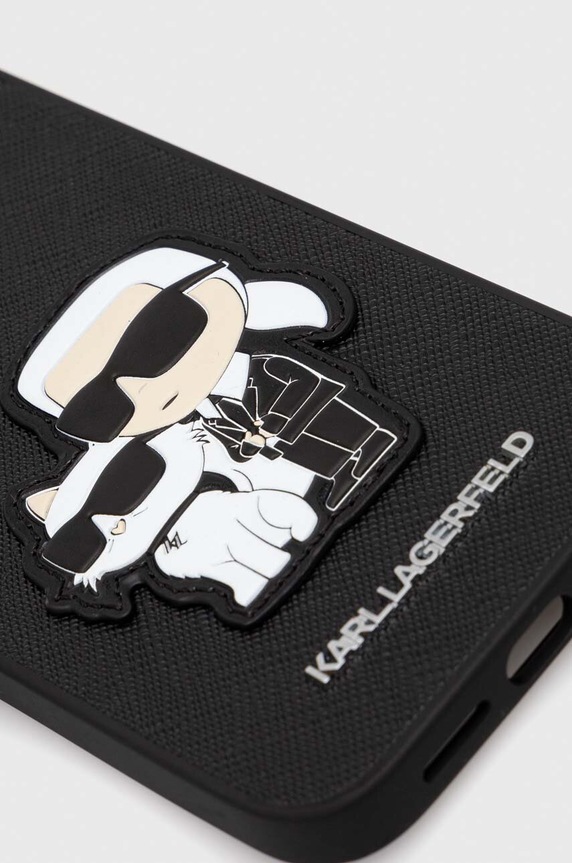 Karl Lagerfeld etui na telefon iPhone 14 6.1" KLHCP14SSANKCPK czarny AA00
