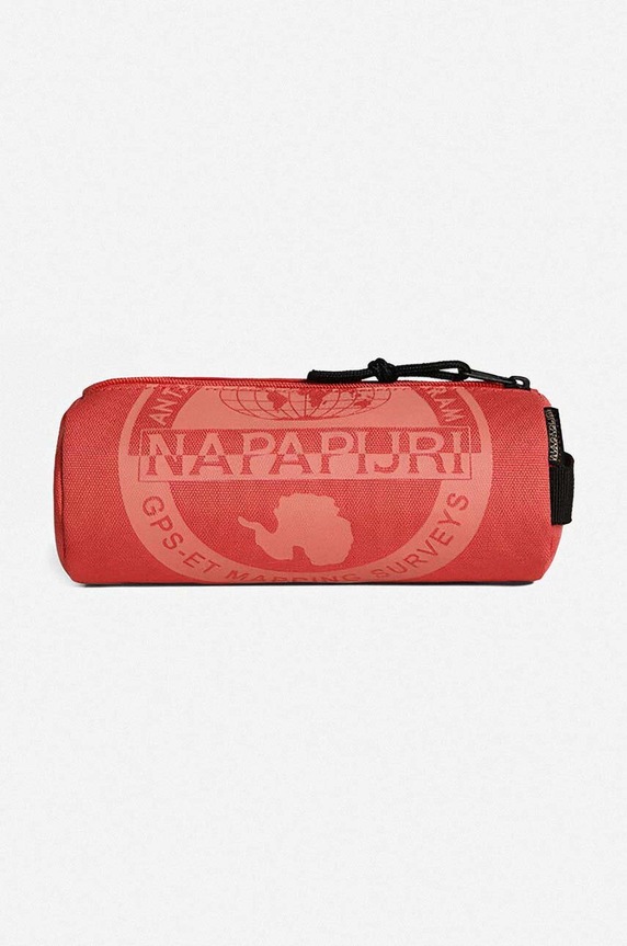 Napapijri pencil case Happy PC overprint orange NA4GQX