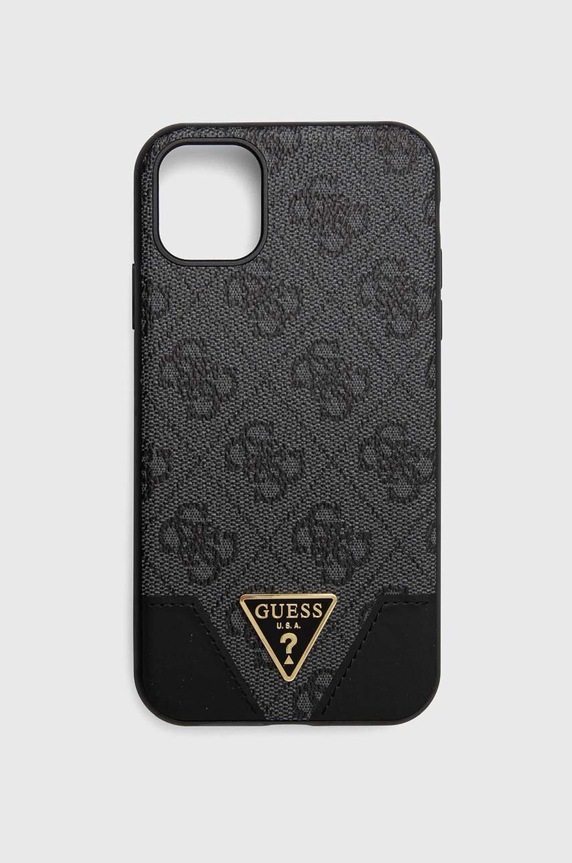 Guess Husă pentru telefon iPhone 11 6,1" / Xr pentru telefon gri GUHCN61PU4GHBK