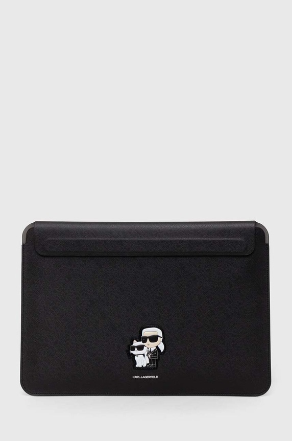 Obal na notebook Karl Lagerfeld Sleeve 16" na notebook černá KLCS16SAKCPMK