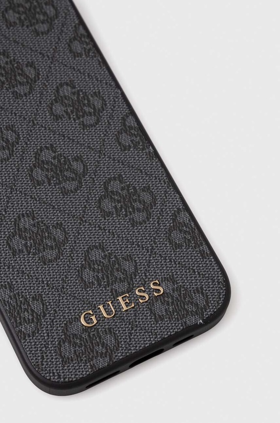Etui za telefon Guess iPhone 15 6.1 / 14 13 6.1" GUHCP15SG4GFGR siva AA00