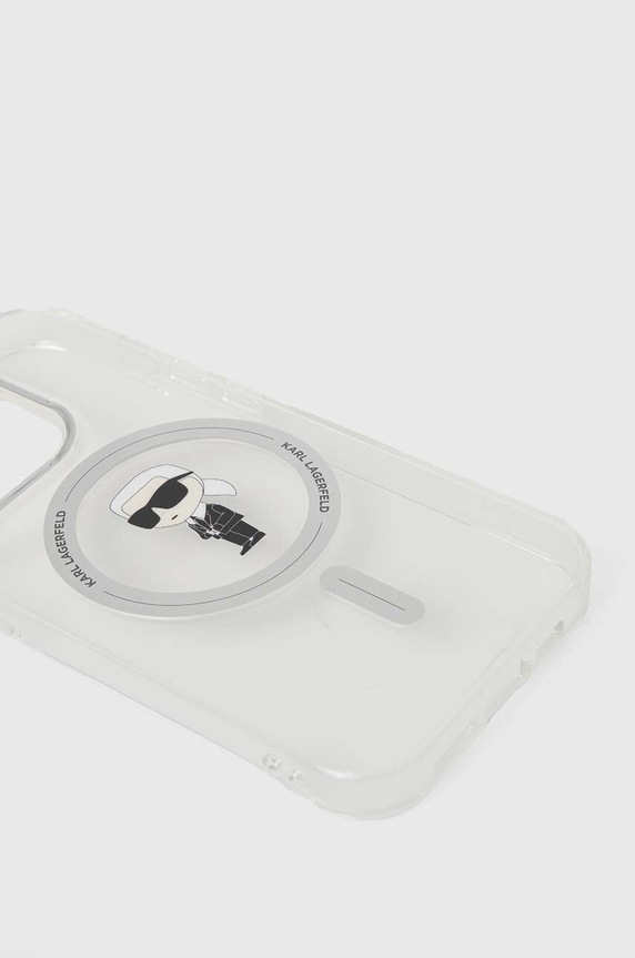 Θήκη κινητού Karl Lagerfeld iPhone 15 Pro 6.1 KLHMP15LHFCKNOT διαφανή AA00