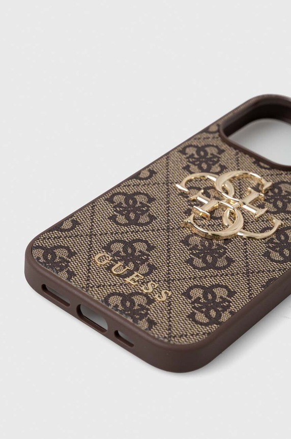 Etui za telefon Guess iPhone 15 Pro 6.1 GUHCP15L4GMGBR smeđa AA00