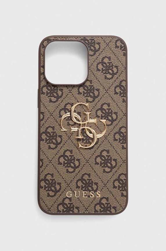 Etui za telefon Guess iPhone 15 Pro Max 6.7 Za telefon rjava GUHCP15X4GMGBR