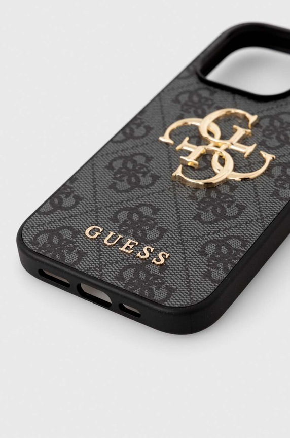 Etui za telefon Guess iPhone 15 Pro 6.1 GUHCP15L4GMGGR siva AA00