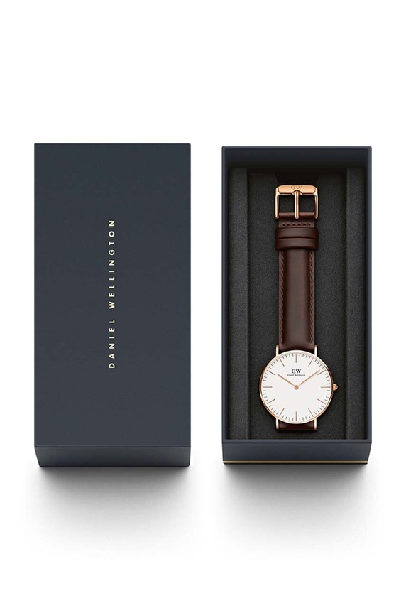 Daniel Wellington zegarek Classic 36 Bristol DW00100039 brązowy AA00