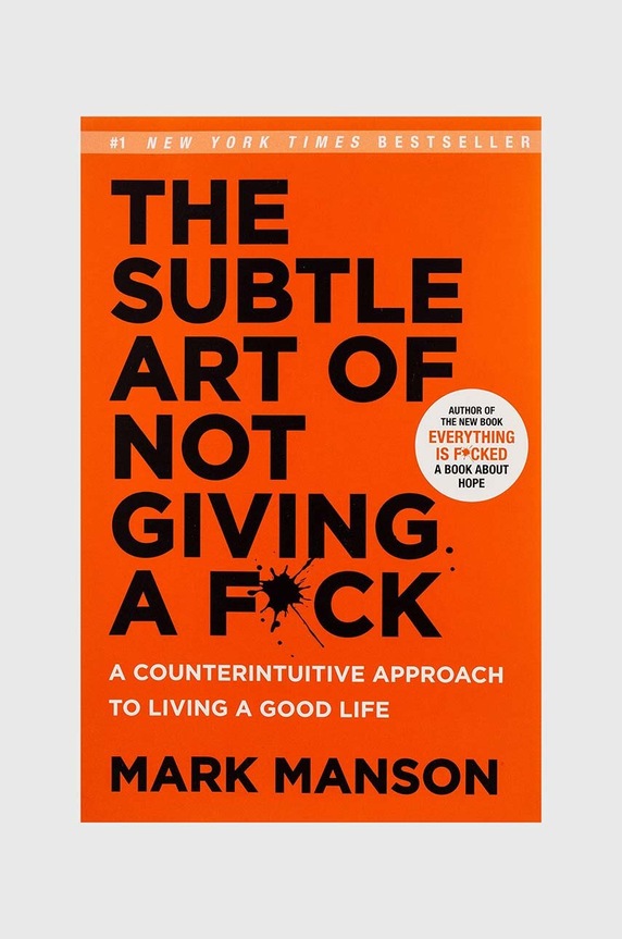 Knížka QeeBoo The subtle art of not giving a F*ck, Mark Manson, English vícebarevná HCUS1001