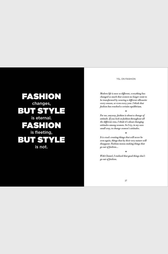 Lifestyle Thousand könyv The World According to Yves Saint Laurent by Jean-Christophe Napias, English TH1550 többszínű