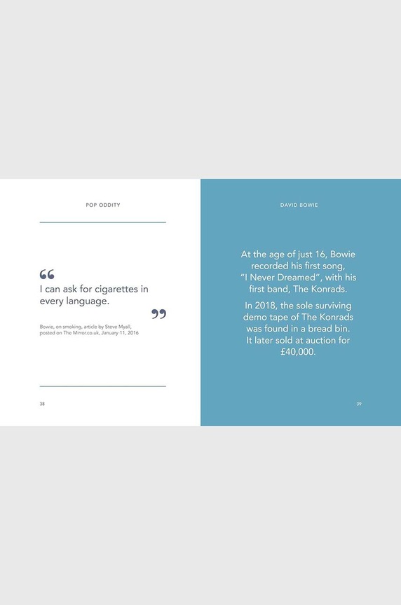 QeeBoo könyv The Little Guide to David Bowie by Orange Hippo!, English többszínű CB1103