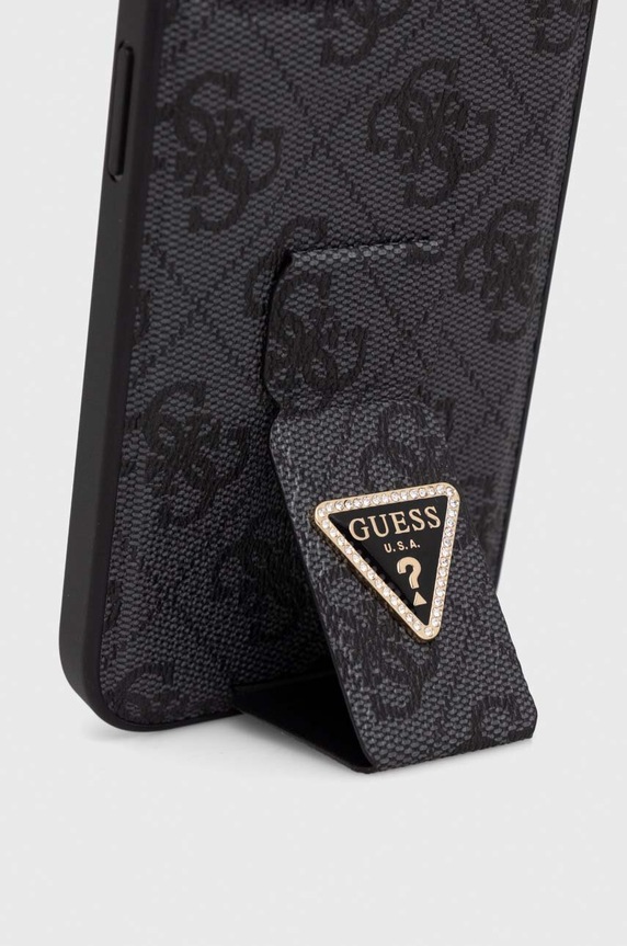 Kiegészítők Guess telefon tok iPhone 15 / 14 / 13 6.1'' GUHCP15SPGS4TDK szürke