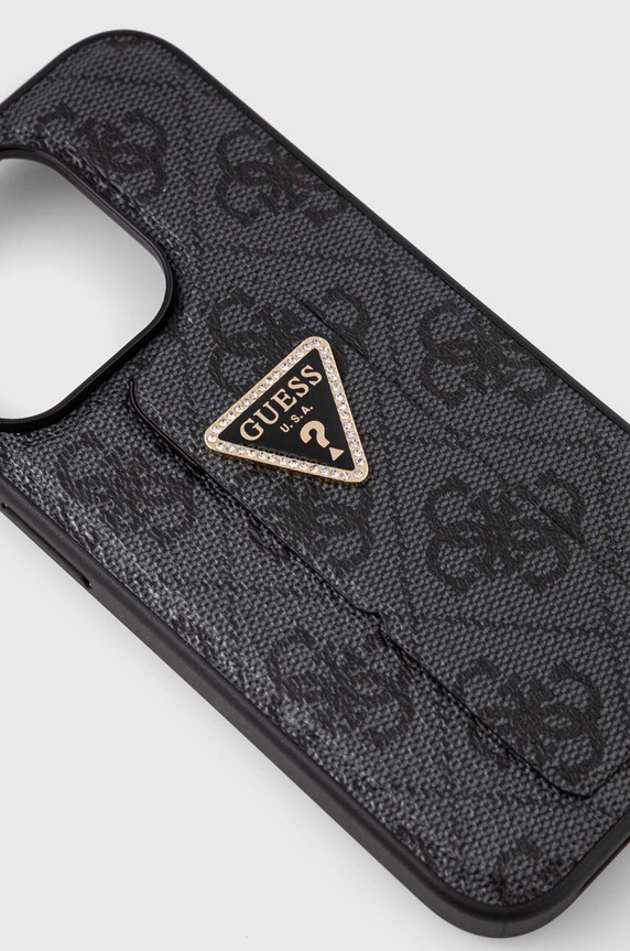 Guess etui na telefon iPhone 15 Pro 6.1'' GUHCP15LPGS4TDK szary AA00