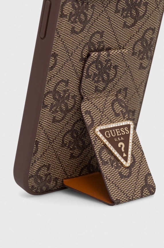 Аксесуари Чохол на телефон Guess iPhone 15 Pro 6.1'' GUHCP15LPGS4TDW коричневий