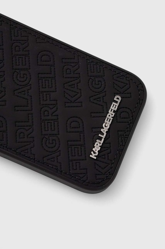 Etui za telefon Karl Lagerfeld iPhone 15 / 14 / 13 6.1'' KLHCP15SPQKPMK črna AA00