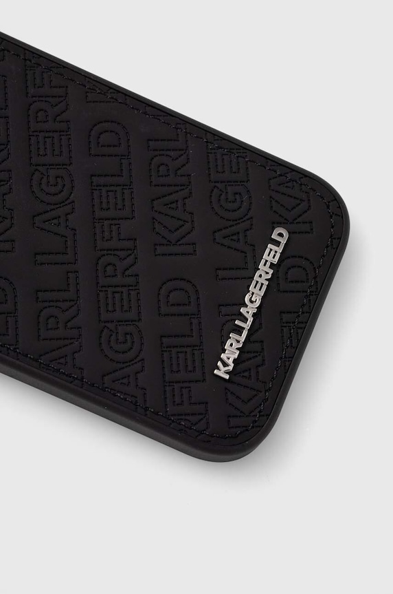 Etui za telefon Karl Lagerfeld iPhone 15 / 14 / 13 6.1'' KLHCP15SPQKPMK črna AA00