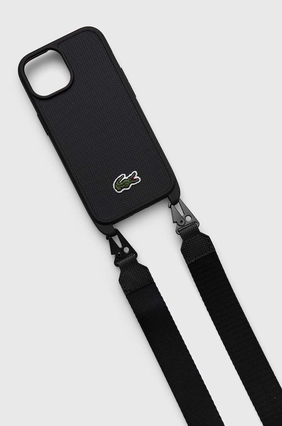Αξεσουάρ Θήκη κινητού Lacoste iPhone 15 / 14 / 13 6.1" LCHCP15SSPVCK μαύρο