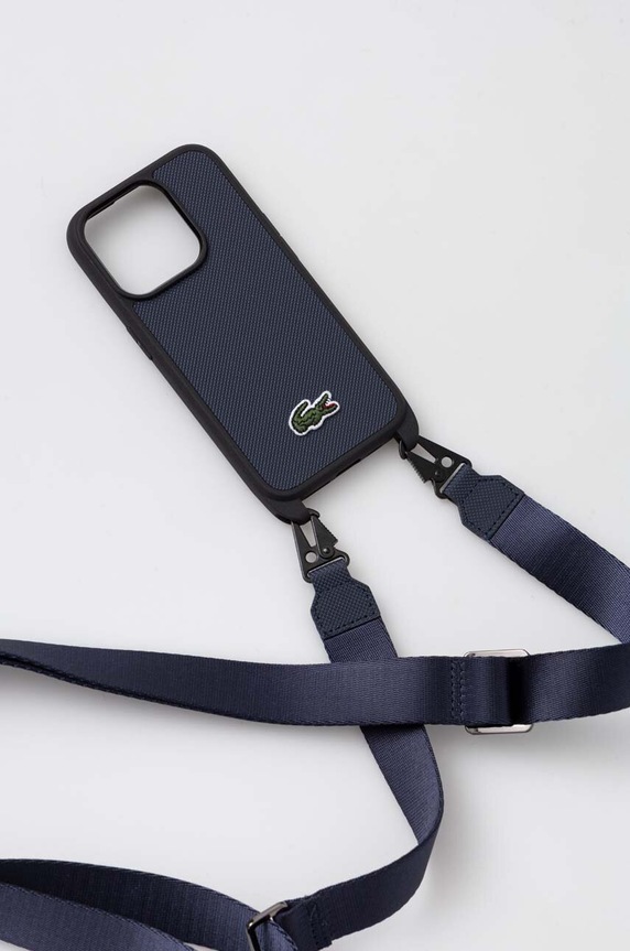 Etui za telefon Lacoste iPhone 15 Pro 6.1" LCHCP15LSPVCV mornarsko modra AA00
