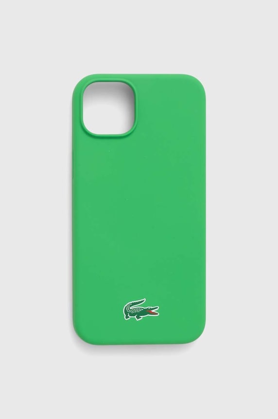 Etui za telefon Lacoste iPhone 15 Plus / 14 Plus 6.7" za telefon zelena LCHMP15MSLON