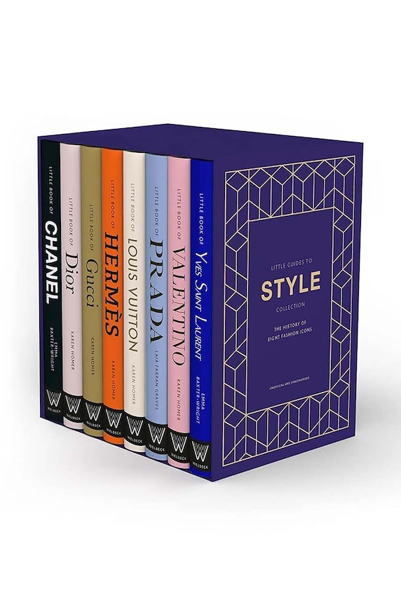 zestaw książek Little Guides to Style Collection by Emma Baxter-Wright, Karen Homer in English 8-pack multicolor CB1093