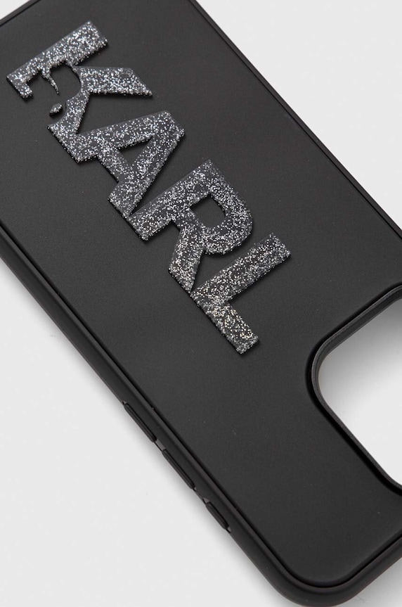 Karl Lagerfeld Husă pentru telefon iPhone 15 Pro Max 6.7" KLHCP15X3DMBKCK negru AA00