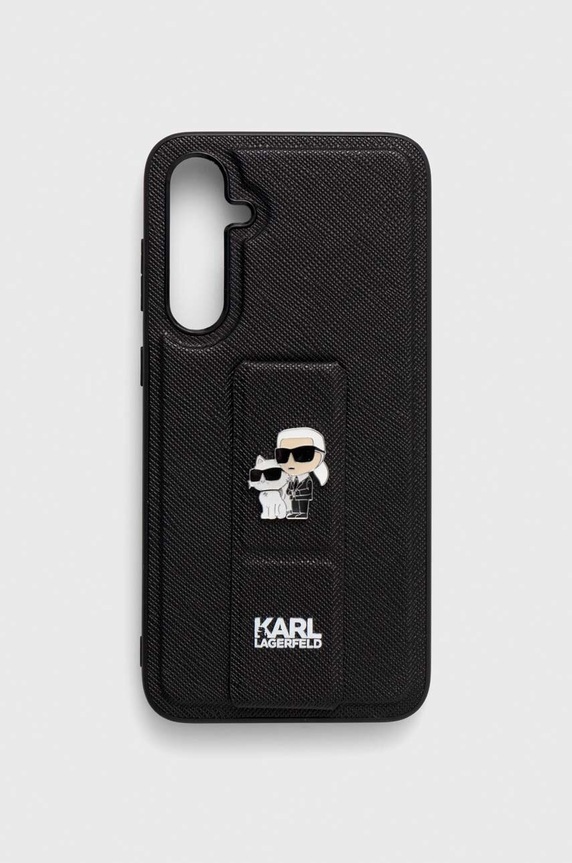 Karl Lagerfeld custodia per telefono S23 FE S711 applique nero KLHCS23FEGSAKCPK