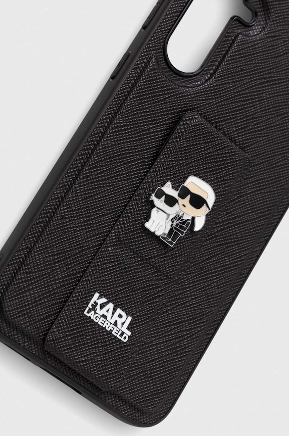 Accessori Karl Lagerfeld custodia per telefono S23 FE S711 KLHCS23FEGSAKCPK nero
