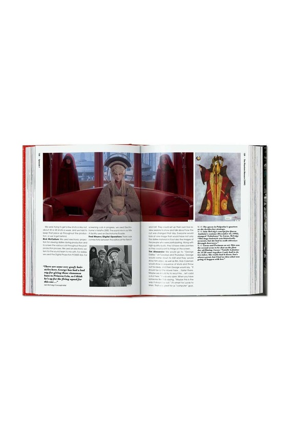 Taschen książka The Star Wars Archives. Vol.2. 40 series czerwony TA1584